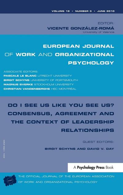 Do I See Us Like You See Us? Consensus, Agreement, and the Context of Leadership Relationships