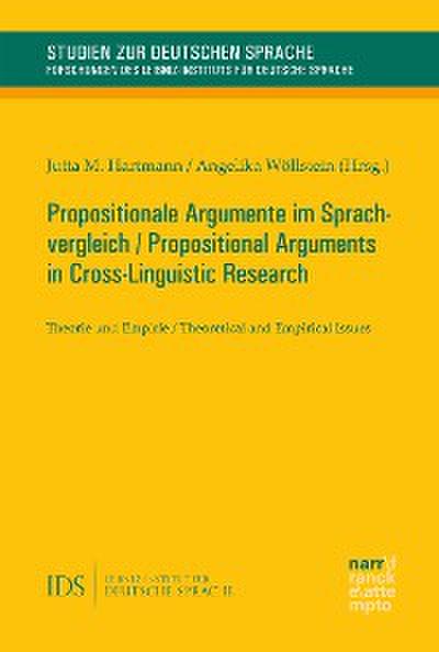 Propositionale Argumente im Sprachvergleich / Propositional Arguments in Cross-Linguistic Research
