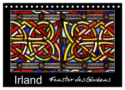 IRLAND - Fenster des Glaubens (Tischkalender 2026 DIN A5 quer), CALVENDO Monatskalender