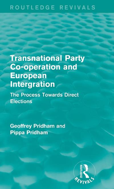 Transnational Party Co-operation and European Integration