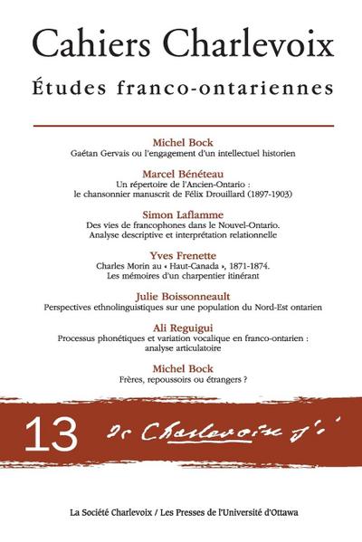 Cahiers Charlevoix 13