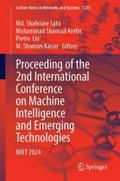 Proceeding of the 2nd International Conference on Machine Intelligence and Emerging Technologies