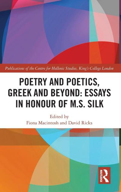 Poetry and Poetics, Greek and Beyond