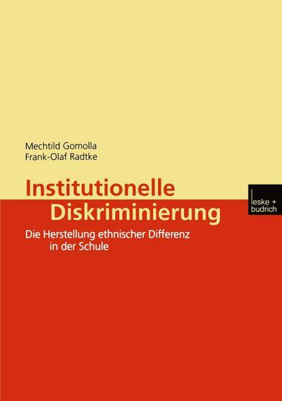Institutionelle Diskriminierung
