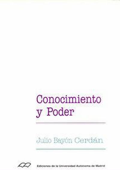 Conocimiento y poder