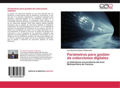 Parámetros para gestión de colecciones digitales