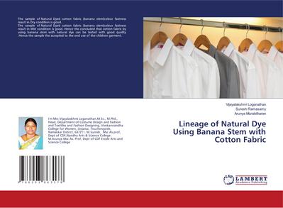 Lineage of Natural Dye Using Banana Stem with Cotton Fabric