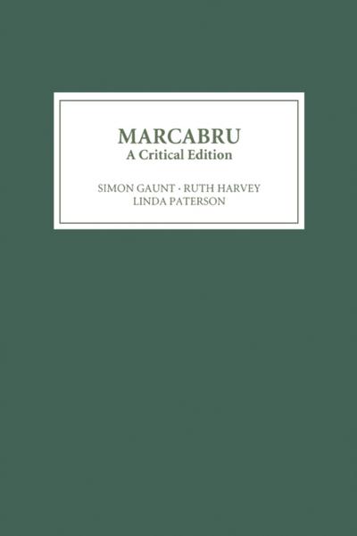 Marcabru: A Critical Edition