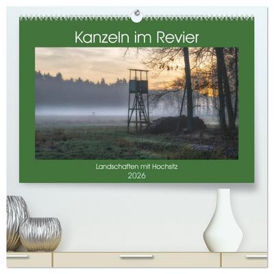 Kanzeln im Revier (hochwertiger Premium Wandkalender 2026 DIN A2 quer), Kunstdruck in Hochglanz