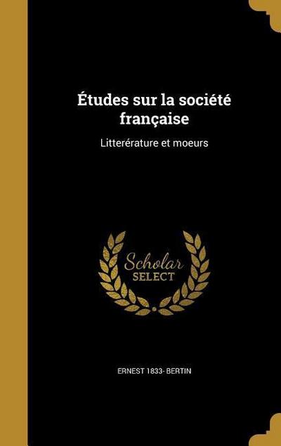 Études sur la société française