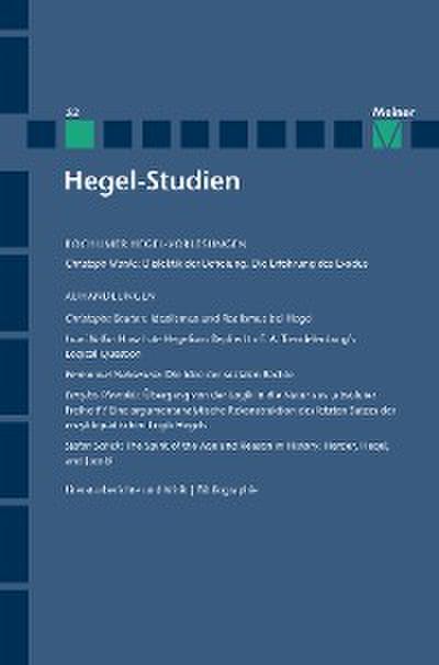 Hegel-Studien Band 52