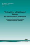 Voting Over a Distributed Ledger