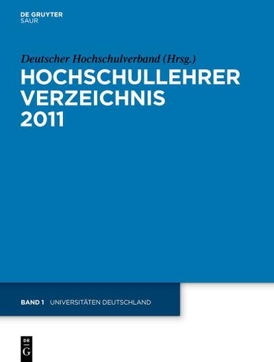 Hochschullehrer Verzeichnis 1