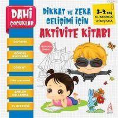 El Berecerisi Ve Boyama - Dahi Cocuklar Dikkat ve Zeka Gelisimi Icin Aktivite Kitabi 3-4 Yas