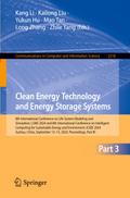 Clean Energy Technology and Energy Storage Systems