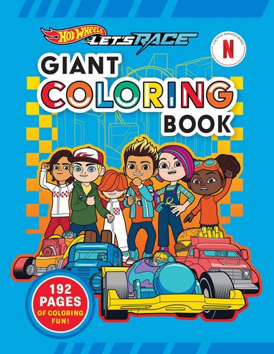 Hot Wheels: Let’s Race Giant Coloring Book