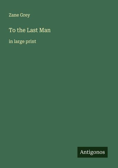 To the Last Man
