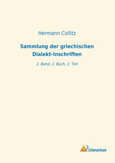 Sammlung der griechischen Dialekt-Inschriften