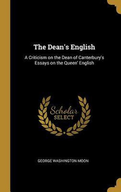 The Dean’s English