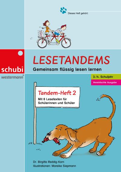 Lesetandems - Gemeinsam flüssig lesen lernen. Vereinfachte Ausgabe, Tandemheft 2 (3./4. Schuljahr)