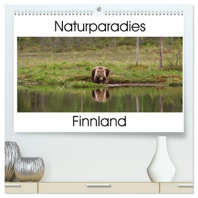 Naturparadies Finnland (hochwertiger Premium Wandkalender 2026 DIN A2 quer), Kunstdruck in Hochglanz