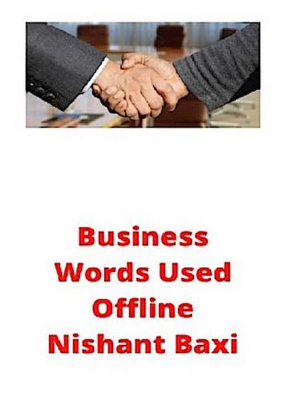 Business Words Used Offline