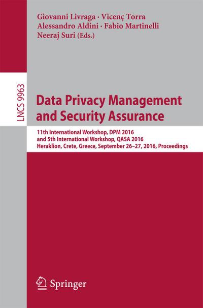 Data Privacy Management and Security Assurance