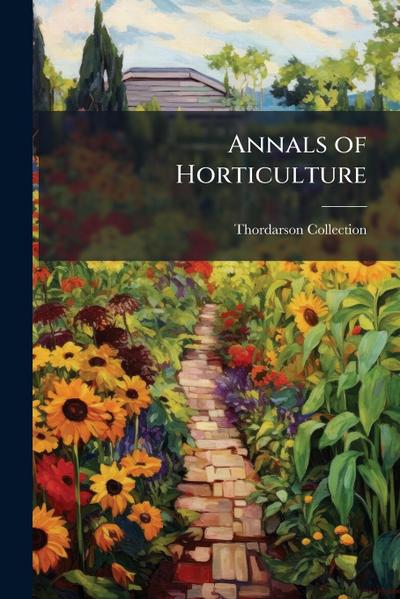 Annals of Horticulture