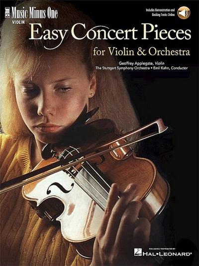 Easy Concert Pieces for Violin & Orchestra Book/Online Audio