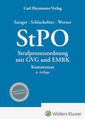 StPO Strafprozessordnung mit GVG und EMRK