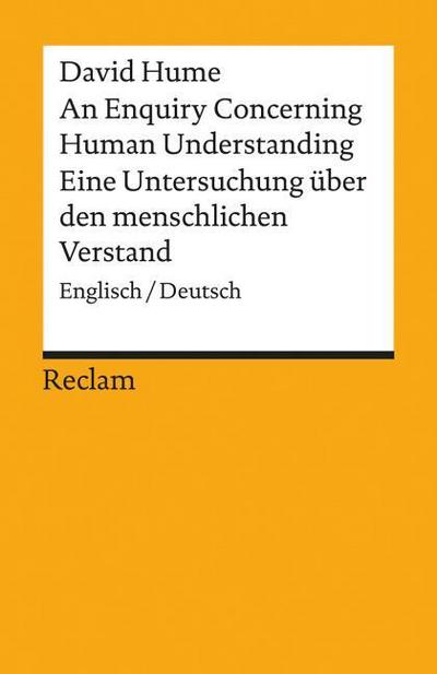 An Enquiry Concerning Human Understanding/Eine Untersuchung über den menschlichen Verstand