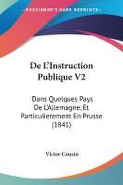 De L’Instruction Publique V2