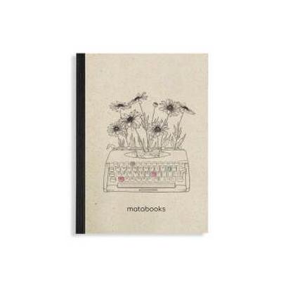 Steifbroschur Dahara A6 "Typewriter"