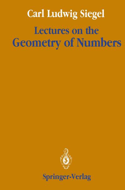 Lectures on the Geometry of Numbers