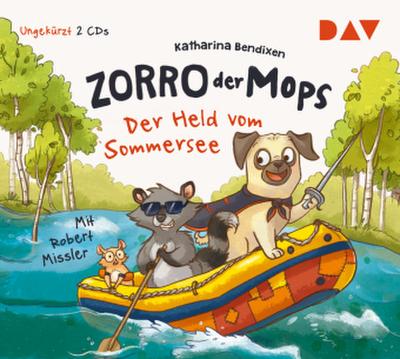 Zorro, der Mops - Der Held vom Sommersee, 2 Audio-CDs