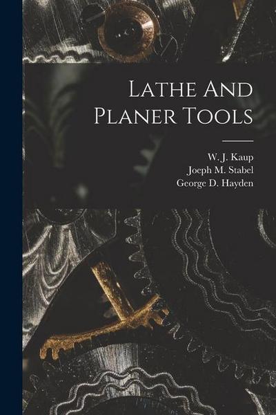 Lathe And Planer Tools