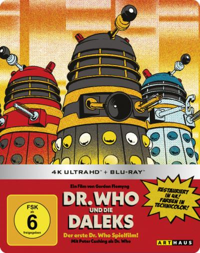 Dr. Who und die Daleks, 1 UHD-Blu-ray + 1 Blu-ray (Limited Steelbook Edition)