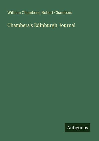 Chambers’s Edinburgh Journal