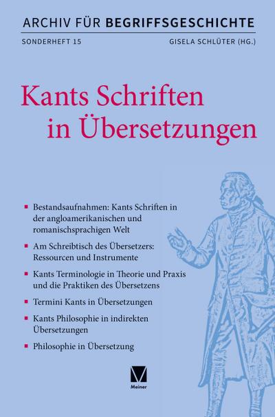 Kants Schriften in Übersetzungen