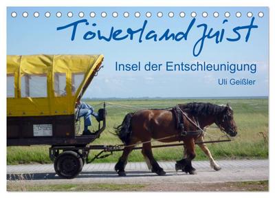 Töwerland Juist (Tischkalender 2024 DIN A5 quer), CALVENDO Monatskalender