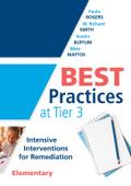 Best Practices at Tier 3 [Elementary]