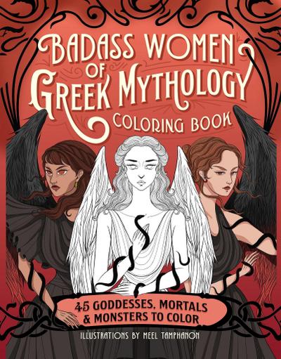 Badass Women of Greek Mythology Coloring Book