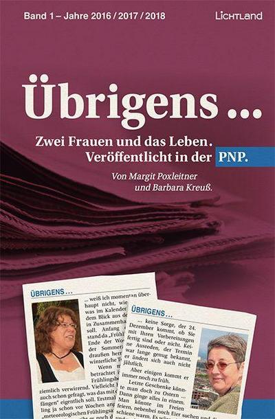 Übrigens ... Band 1 - Jahre 2016 / 2017 / 2018