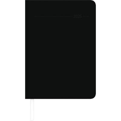 Wochenplaner Tucson schwarz 2026 - Büro-Kalender A5 - Cheftimer - black - 1 Woche 2 Seiten - 128 Seiten - Tucson-Einband - Zettler