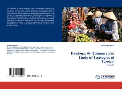 Hawkers:  An Ethnographic Study of Strategies of Survival - Ronnie Boseman