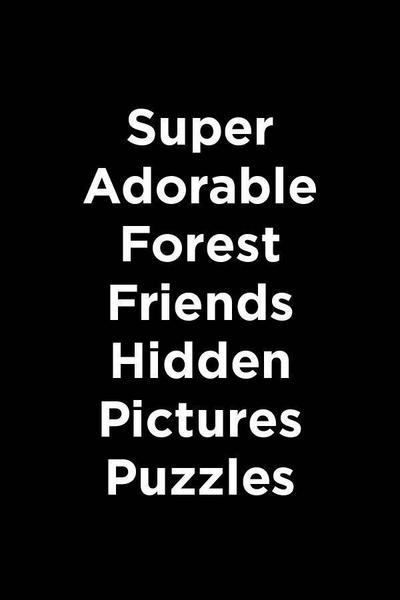 Super Sticker Forest Friends Hidden Pictures