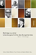 Beiträge zu einer Literaturgeschichte des Burgenla