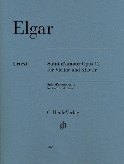 Salut d’amour op. 12 für Violine und Klavier