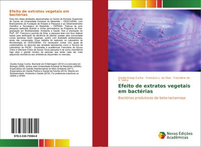 Efeito de extratos vegetais em bactérias