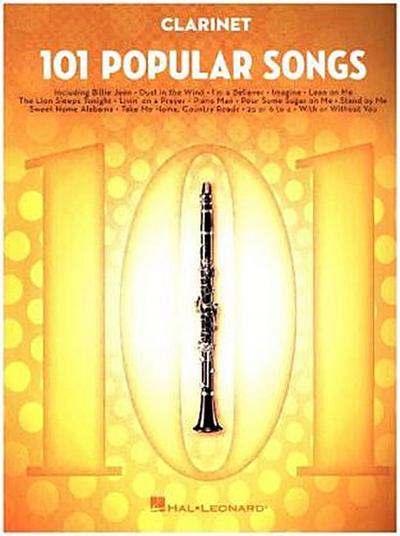 101 Popular Songs -For Clarinet